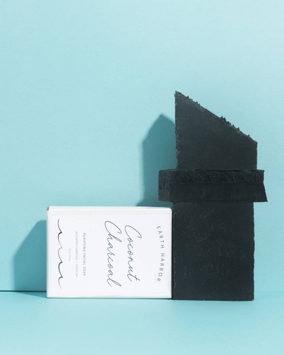 Coconut Charcoal Face Soap - Image 3